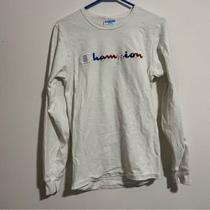 champion men’s shirt long sleeve small